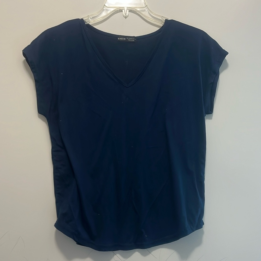 BLUE BASIC TEE
